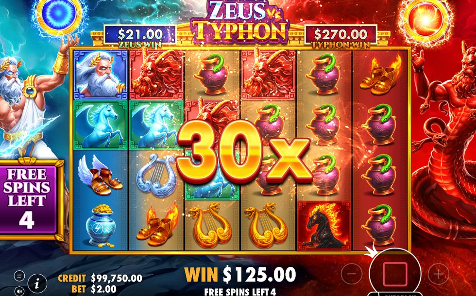 Free Spins-läge med GOD MULTIPLIER per snurr