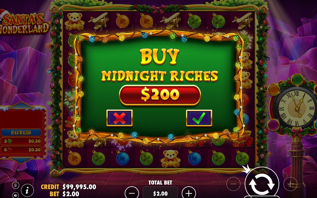Midnight Riches-bonusen med nivåerna L1 till L5